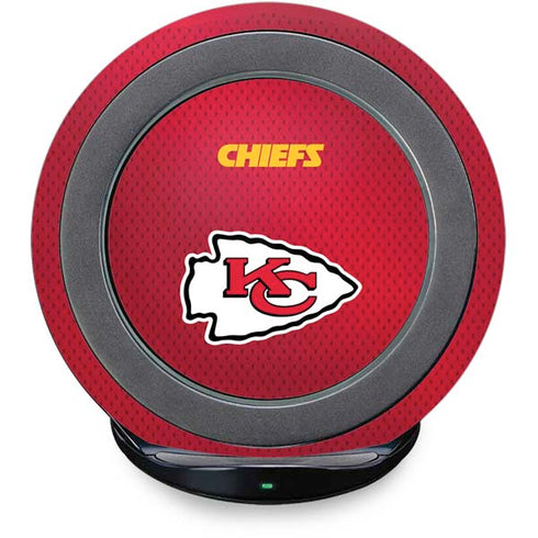 NFL Kansas City Chiefs Team Jersey Fast Charge Wireless Charging Stand Skin